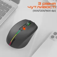 Мышка Meetion BTM002 Wireless/Bluetooth Black (MT-BTM002-A) - Изображение 4