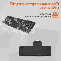 Клавіатура Meetion K200 USB UA Black (MT-K200-A-RUA) - Зображення 6