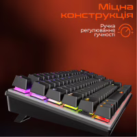 Клавіатура Meetion MK008 Pro USB Type-C Black (MT-MK008Pro-W-RUA) - Image 5