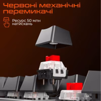 Клавіатура Meetion MK009 Pro Red Switch USB Type-C Black (MT-MK009Pro-W-RUA) - Image 2