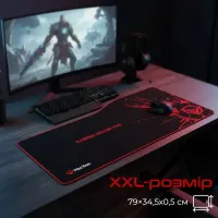Килимок для мишки Meetion P100 Black/Red (MT-P100) - 6