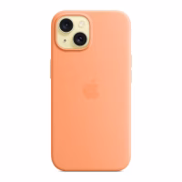 Чохол до мобільного телефона Apple iPhone 15 Silicone Case with MagSafe Orange Sorbet (MT0W3ZM/A) - Image 3