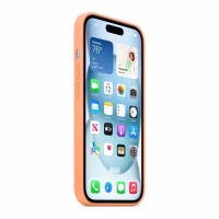 Чохол до мобільного телефона Apple iPhone 15 Silicone Case with MagSafe Orange Sorbet (MT0W3ZM/A) - Image 7