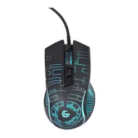 Мишка Gembird MUSG-RGB-01 USB Black (MUSG-RGB-01) - 1