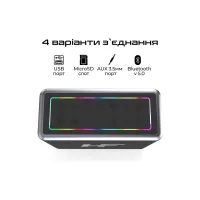 Акустична система HiFuture MusicBox Black (musicbox.black) - Зображення 3
