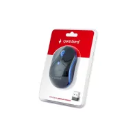 Мишка Gembird MUSW-4B-03-B Black+Blue (MUSW-4B-03-B) - 3