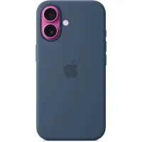 Чохол до мобільного телефона Apple iPhone16 Silicone Case with MagSafe - Denim (MYY23ZM/A) - 4
