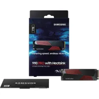 Накопичувач SSD M.2 2280 1TB 990 PRO with Heatsink Samsung (MZ-V9P1T0GW) - Изображение 3