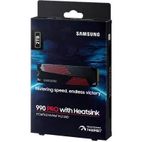 Накопичувач SSD M.2 2280 2TB 990 PRO with Heatsink Samsung (MZ-V9P2T0CW) - 9
