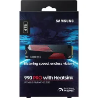Накопичувач SSD M.2 2280 4TB 990 PRO with Heatsink Samsung (MZ-V9P4T0CW) - Зображення 6