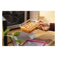 Харчовий контейнер Tefal Masterseal Glass7 Red 0.7 л (N1040610) - 9