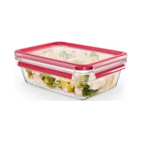 Харчовий контейнер Tefal Masterseal Glass Red 1.3 л (N1041010) - 3