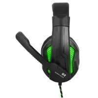 Навушники Gemix N2 LED Black-Green Gaming - 3