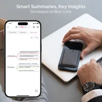 Цифровий диктофон PLAUD AI Note Silver (NB-100-SI) - 4