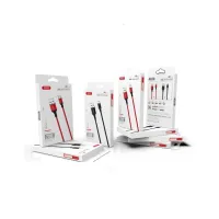 Дата кабель USB 2.0 AM to Micro 5P 2.0m 1.5A braided black XO (NB143-M2-BK) - 3