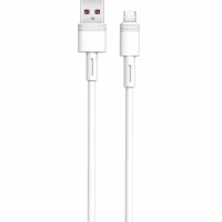 Дата кабель USB 2.0 AM to Micro 5P 1.0m 5A white XO (NB166-M-1-WH) - Image 1
