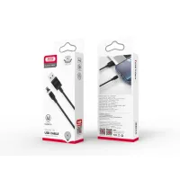 Дата кабель USB 2.0 AM to Lightning 1.0m 2.1A magnetic pvc white XO (NB187-L-1-WH) - 2