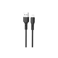 Дата кабель USB 2.0 AM to Lightning 1.0m black XO (NB230_L_Black) - 1