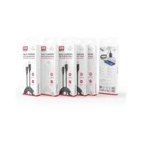 Дата кабель USB 2.0 AM to USB-C 1.0m braided black XO (NB235_C_Black) - 3