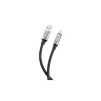 Дата кабель USB 2.0 AM to Micro 5P 1.0m 6A silicone black XO (NB251_M_Black) - Зображення 2