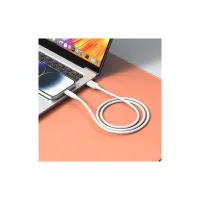 Дата кабель USB 2.0 AM to USB-C 1.0m white XO (NB265-AC.white) - Зображення 2