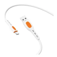 Дата кабель USB 2.0 AM to USB-C 1.0m white XO (NB280_C_White) - 1