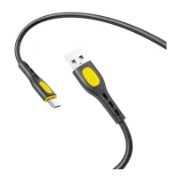 Дата кабель USB 2.0 AM to Micro 5P 1.0m black XO (NB280_M_Black) - 1