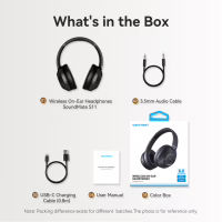 Наушники Vention S11 SoundMate Wireless Black (NBBB0) - Image 12