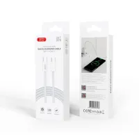 Дата кабель USB-C to USB-C 1.5m 60W white XO (NBQ260B_С_White) - 3