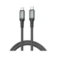 Дата кабель USB-C to USB-C 1.0m 240W black XO (NBQ264A_С_Black) - Зображення 1