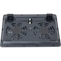 Підставка до ноутбука Gembird до 15.6", 2x125мм вентилятори, чорний (NBS-2F15-05) - 5