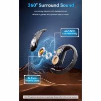 Навушники Vention OpenBeat O12 Black (NBUB0) - Image 3