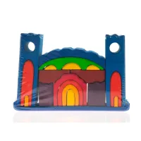 Конструктор Nic деревянный Все в замке синий (NIC523268) - 12