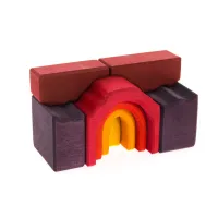 Конструктор Nic деревянный Все в замке синий (NIC523268) - 6