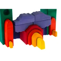 Конструктор Nic деревянный Все в замке зеленый (NIC523269) - 6