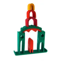 Конструктор Nic деревянный Все в замке зеленый (NIC523269) - 9