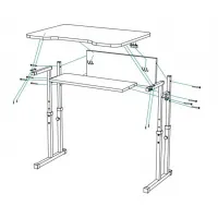 Парта зі стільцем Sector Ніжність трансформер (Ніжність) - 7