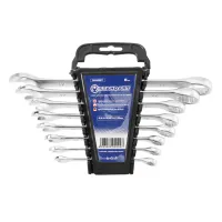 Ключ Стандарт ріжково-накидний 8 шт. 8-19 мм на холдері (NKK8ST) - 1