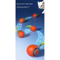 Іграшка для котів Me&Pet Інтерактивний м'яч червоний (NMP20-2) - Зображення 6