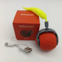 Іграшка для котів Me&Pet Інтерактивний м'яч червоний (NMP20-2) - Зображення 9