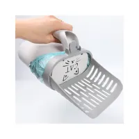 Лопатка для туалету Me&Pet з контейнером сіра (NMP35) - Зображення 9