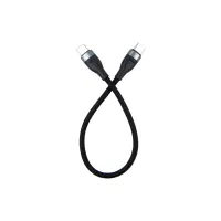 Дата кабель USB-C to USB-C 0.25m black Dengos (NTK-TC-TC-SHRT-BLACK) - 1