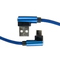 Дата кабель USB 2.0 AM to USB-C 0.25m blue Dengos (NTK-TC-UG-SHRT-SET-BLUE) - 2
