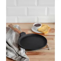 Сковорода Brizoll Optima чавунна з ручкою для млинців 240х15 мм (O2415-P) - Зображення 10