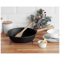 Сковорода Brizoll Optima чавунна з ручкою 260х60 мм (O2660-P) - Изображение 10