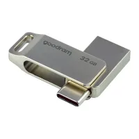 USB флеш накопичувач Goodram 32GB ODA3 Silver USB 3.0 / Type-C (ODA3-0320S0R11) - Зображення 4
