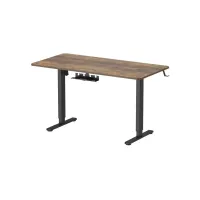 Комп'ютерний стіл OfficePro ODE1470DW Dark Wood/Black (ODE1470DW) - Зображення 2