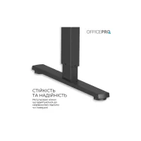 Комп'ютерний стіл OfficePro ODE1470DW Dark Wood/Black (ODE1470DW) - Зображення 9