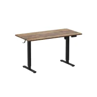 Комп'ютерний стіл OfficePro ODE1470DW Dark Wood/Black (ODE1470DW) - Зображення 1