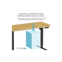 Комп'ютерний стіл OfficePro ODE1470LWW Light Wood/White (ODE1470LWW) - 7